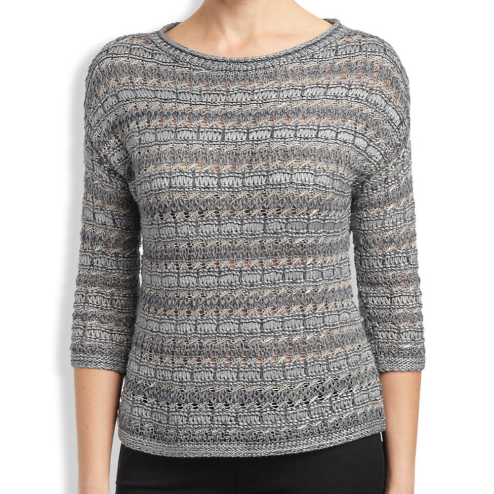 LUCKY BRAND Metallic Pullover | S
